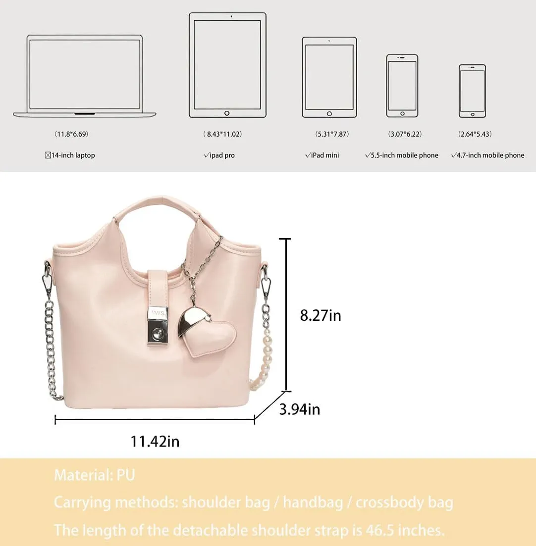 Women’s Detachable Strap Handbag – Versatile Purse, Stylish Shoulder Bag with Multiple Carrying Ways