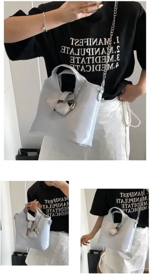 Women’s Detachable Strap Handbag – Versatile Purse, Stylish Shoulder Bag with Multiple Carrying Ways