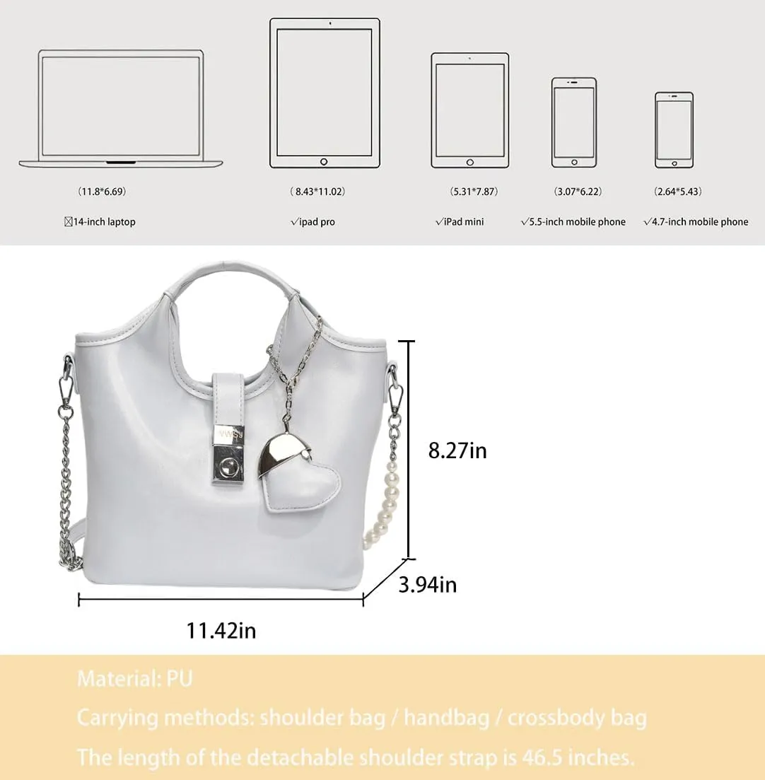Women’s Detachable Strap Handbag – Versatile Purse, Stylish Shoulder Bag with Multiple Carrying Ways