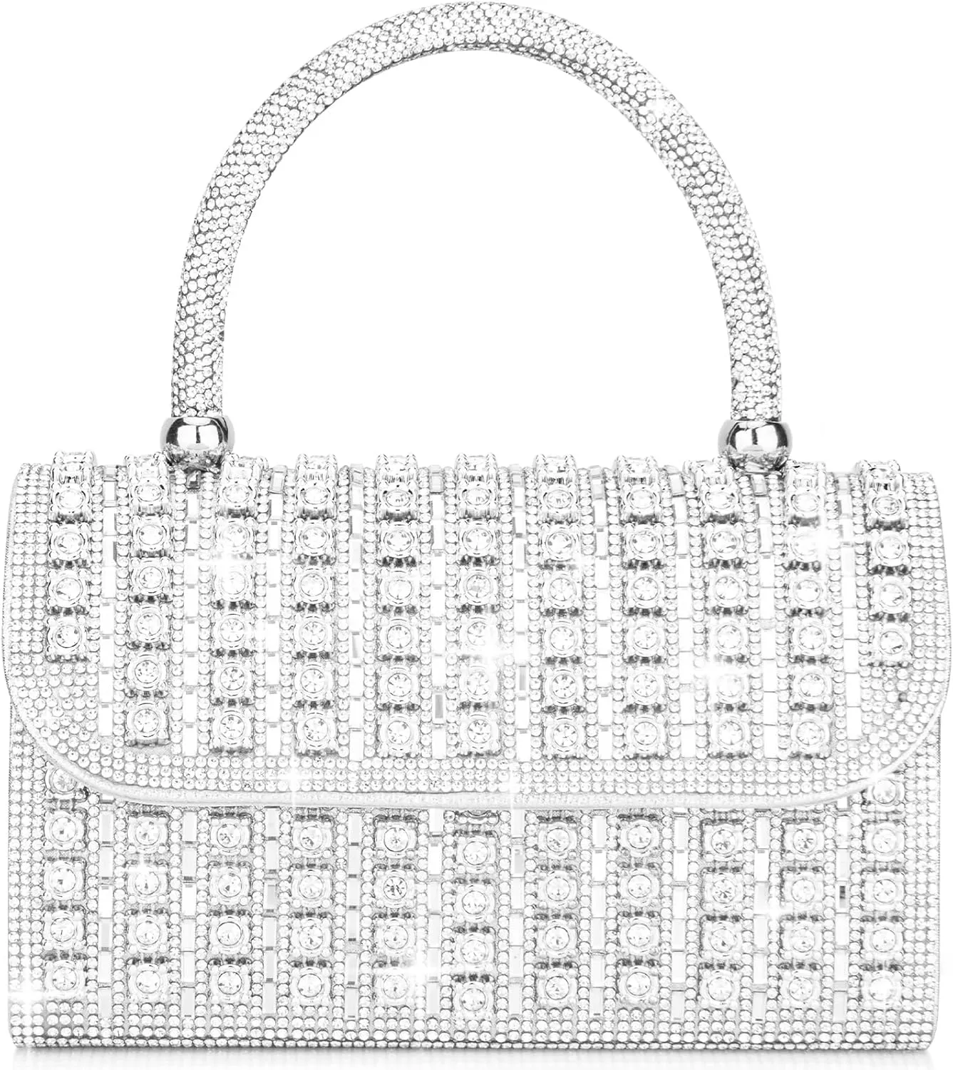 Women's Evening Bag Purse Clutch Bag Ladies Rhinestone Purses Glitter Small Handbags Party Wedding Prom