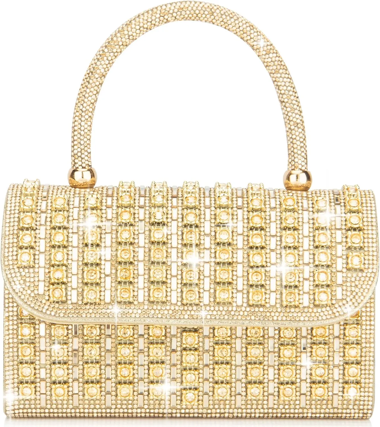 Women's Evening Bag Purse Clutch Bag Ladies Rhinestone Purses Glitter Small Handbags Party Wedding Prom
