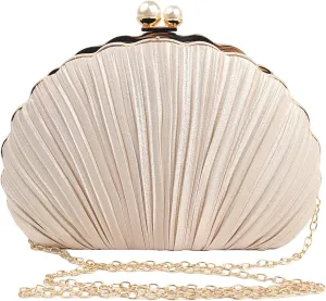 Women's Evening Handbags,Clutch Bag,Pearl Clutch,Seashell Purse,Dress Evening Bag,Women's Wedding Party