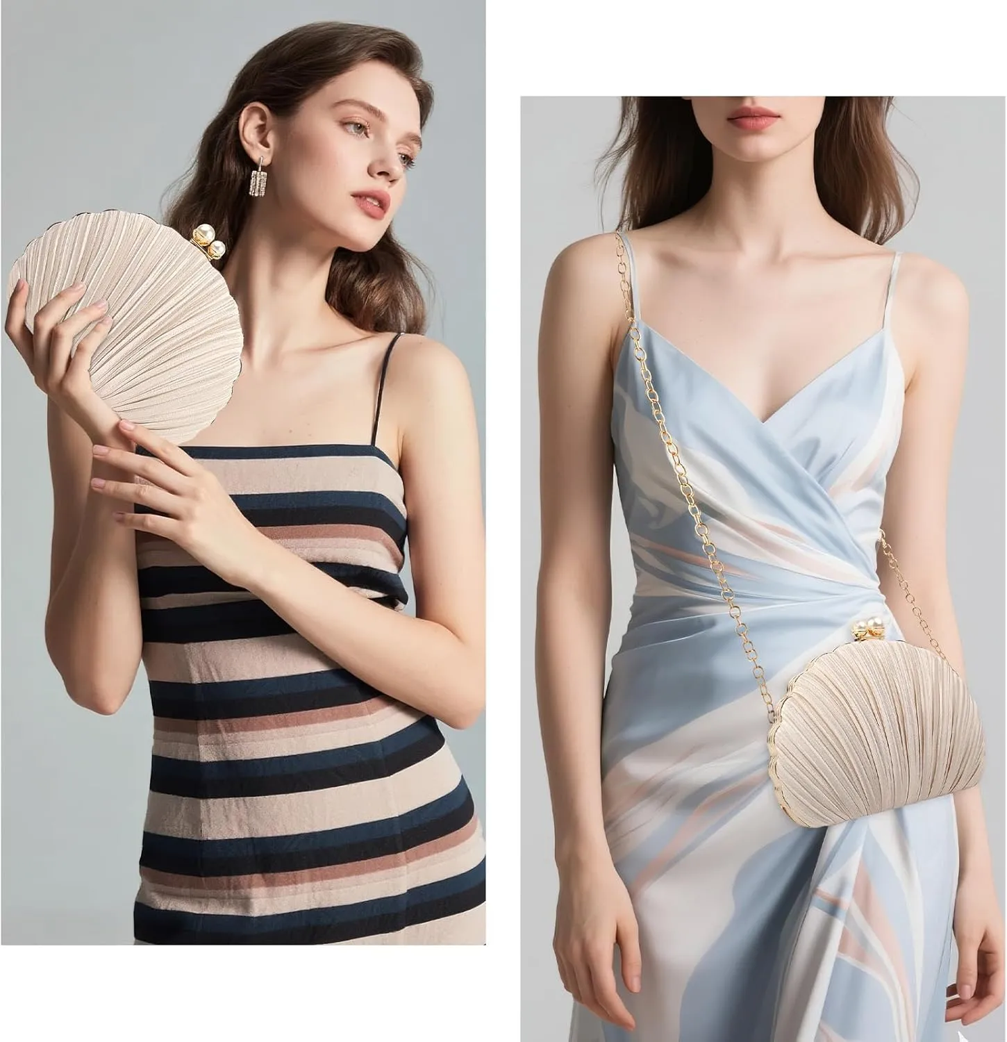 Women's Evening Handbags,Clutch Bag,Pearl Clutch,Seashell Purse,Dress Evening Bag,Women's Wedding Party