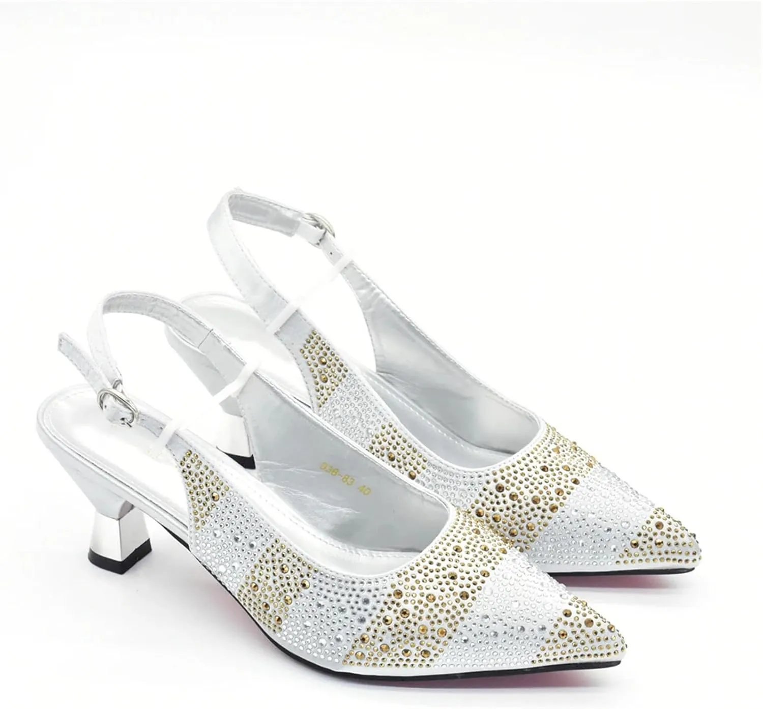 Womens Flower Crystal Clutch Purses Italian Wedding Shoes Set Rhinestone Bridal Pumps and Matching Evening Bag Party