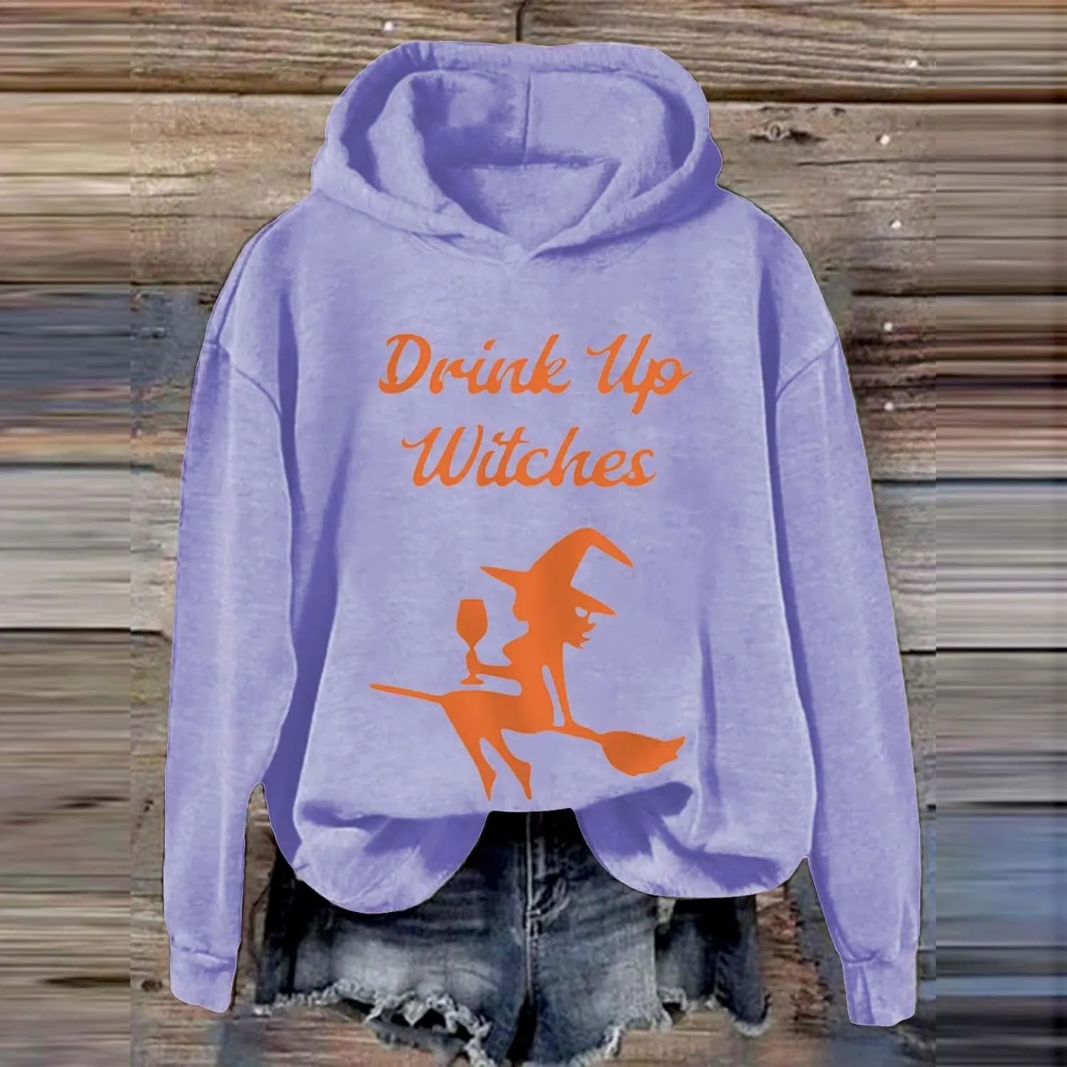 Women's Halloween Pumpkin Long Sleeve Sweatshirts Women's Fashion Casual Graphic Tops Comfy Soft Pullover for Women