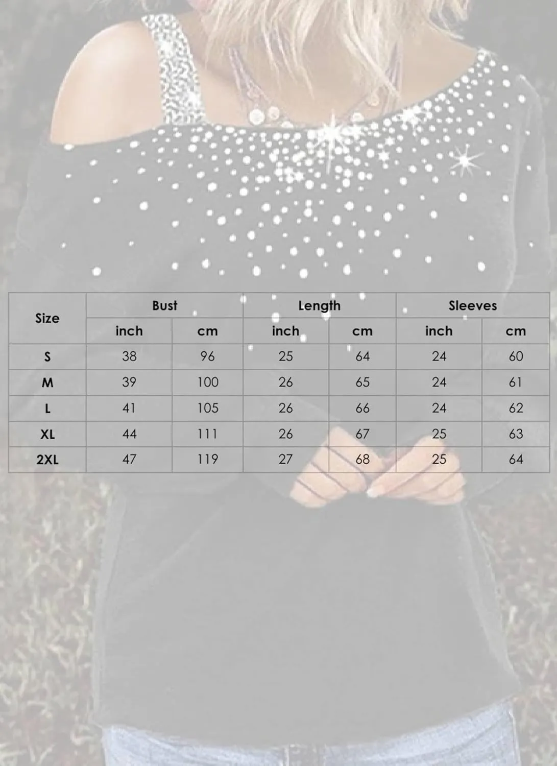 Women's Loose Fit Black Shirt Long Sleeve Asymmetrical Sequin Neck Cold Shoulder Pullover Tops Spring Autumn