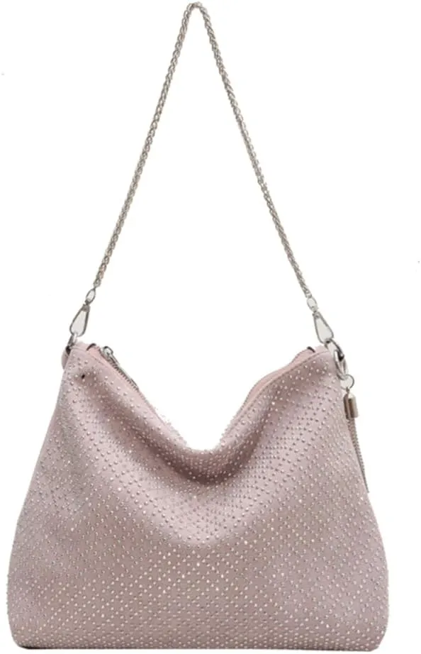 Women's Rhinestone Clutch Purses Crossbody Shoulder Evening Shinny Bling Clutch Purse Handbag