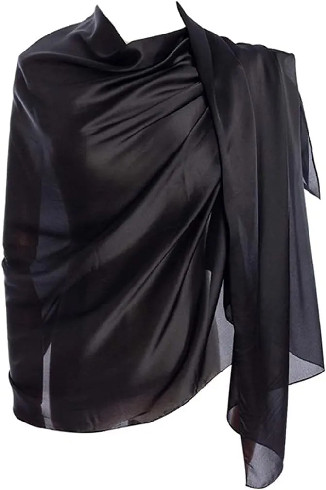 Women's Scarves 100% Silk Long Lightweight Scarfs for women