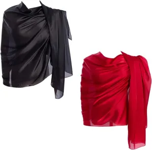 Women's Scarves 100% Silk Long Lightweight Scarfs for women