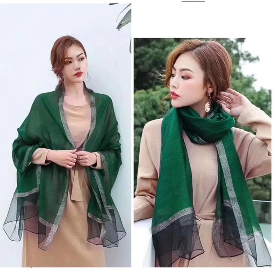 Womens Scarves Lightweight Silk Scarf Shawls and Wraps for Evening Dresses Summer Beach Wedding Shawl gifts