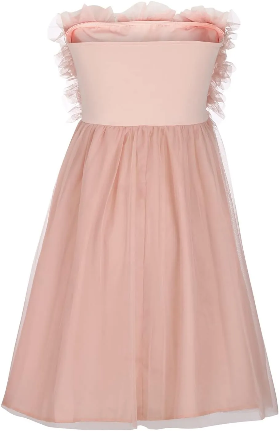 Womens Sexy Strapless Dress Fashion Sheath Skirts Puffy Sleeveless Elegant Gowns Dresses Prom Wedding Business Wear