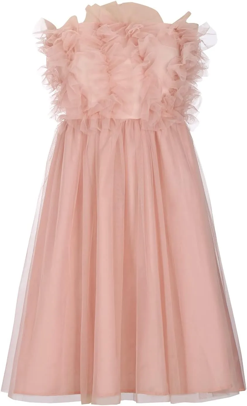 Womens Sexy Strapless Dress Fashion Sheath Skirts Puffy Sleeveless Elegant Gowns Dresses Prom Wedding Business Wear