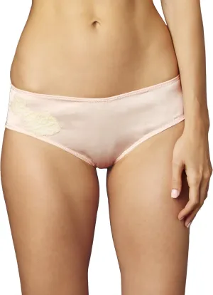 Women's Silk Hipster, Lace Trim, Elastic Free, Le Tresor Collection