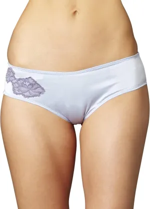 Women's Silk Hipster, Lace Trim, Elastic Free, Le Tresor Collection