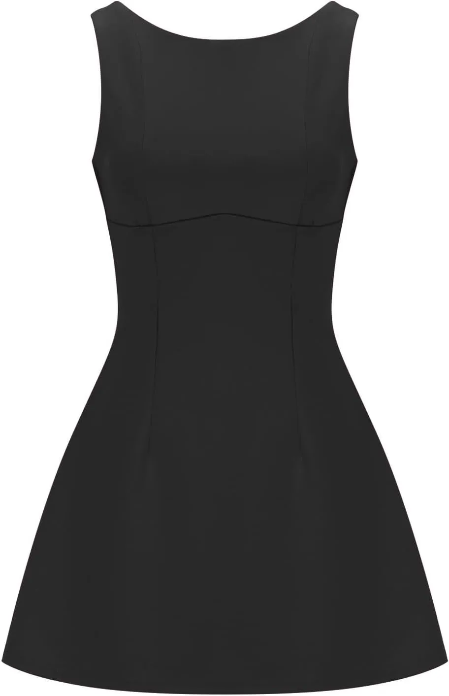 Women's Summer Sleeveless Bodycon Mini Dress Strapless Slim Fit Basic Casual Dresses Club Party Cocktail Short Dress