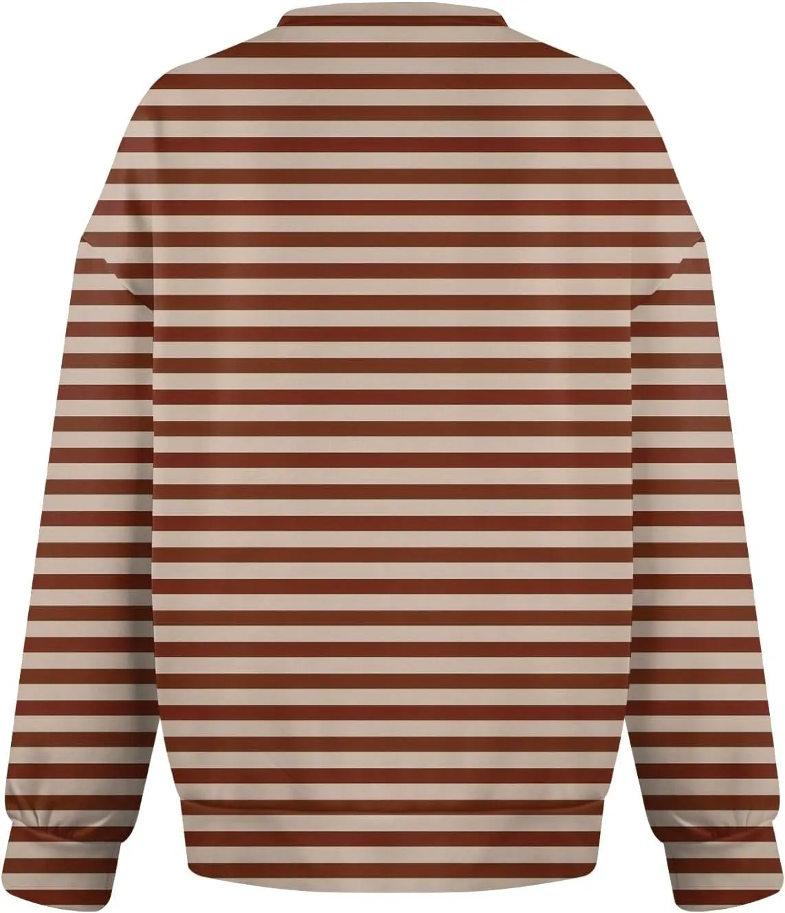 Womens Tops Trendy Striped V-Neck Sweatshirts Casual Long Sleeve Shirts Lightweight Pullover With Pockets