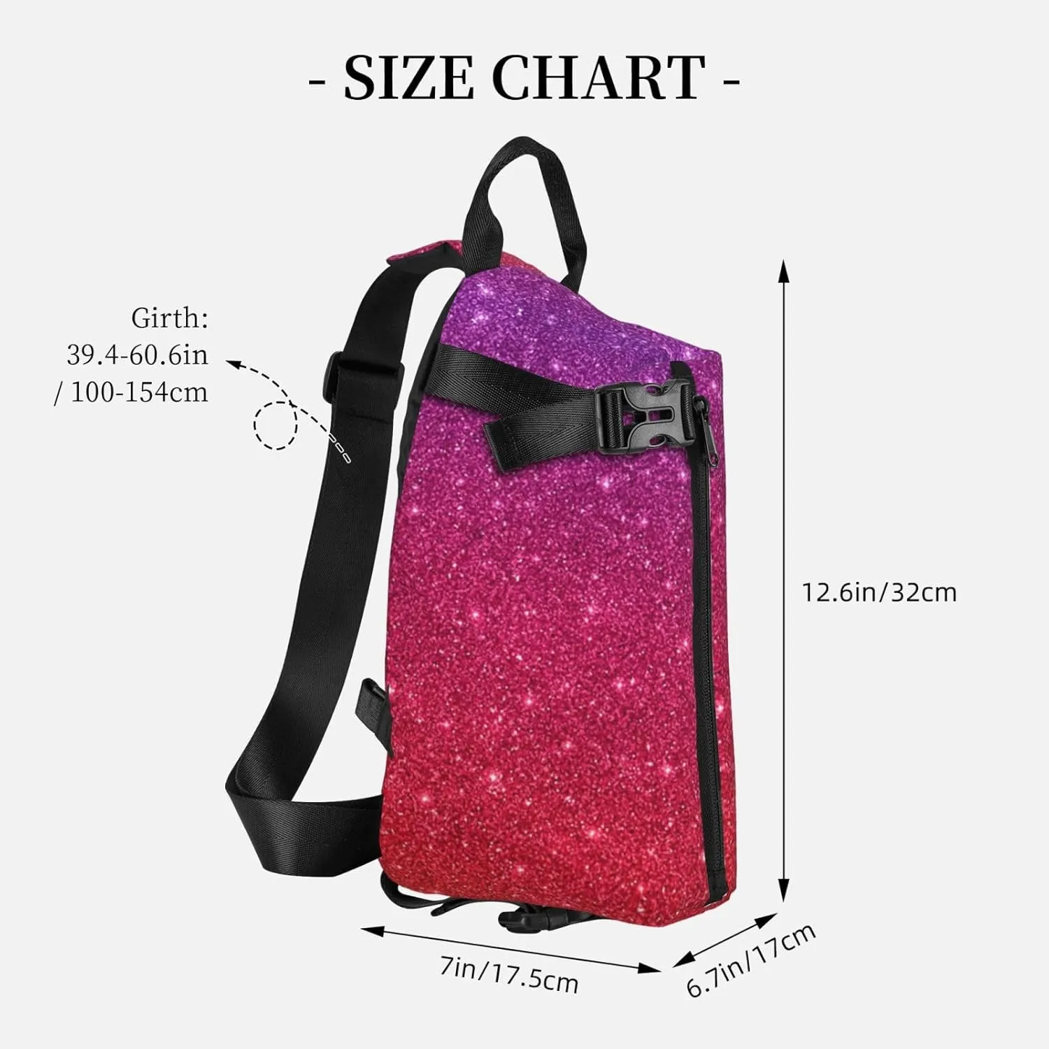 Wood Grain Print Travel Crossbody Backpack Bag,Lightweight Sling Bag For Travel Unisex
