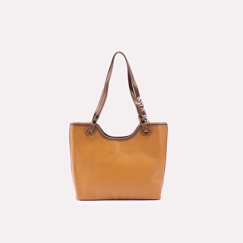 Yellow Casual Shoulder Bag 0331255