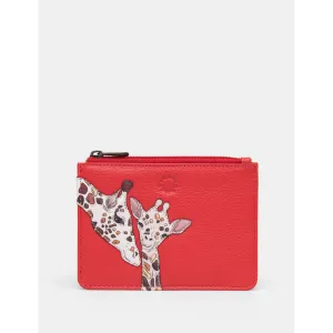 Yoshi Mother's Pride Zip Top Red Leather Purse