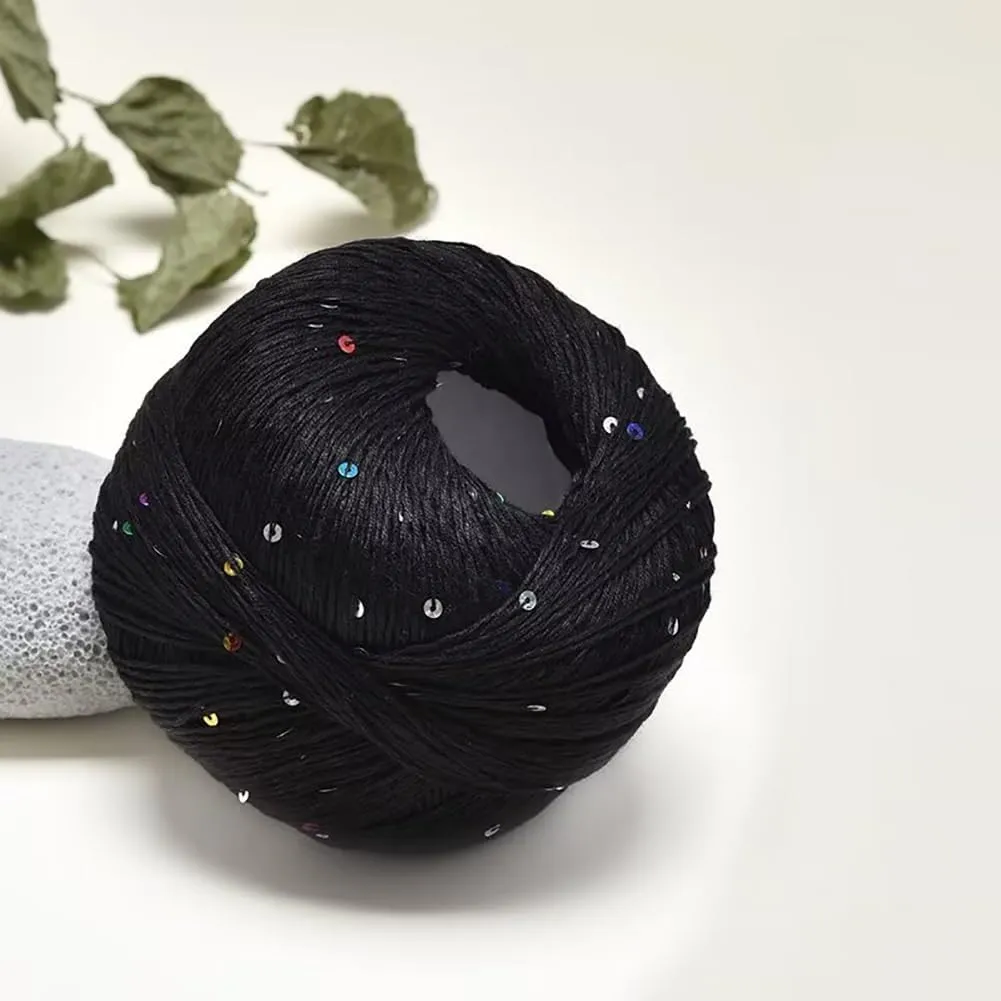 Zcargel 1 Rolls Peloted Glitter Wire Wool to Knit Knitting Wire Washable and Easy Maintenance Rollers Knitting Wire Soft Ball 100G for Handbags Gloves