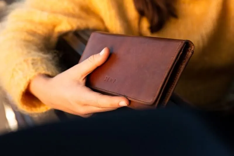 Zemp Claire 10 CC Wallet-Purse | Ocean Blue