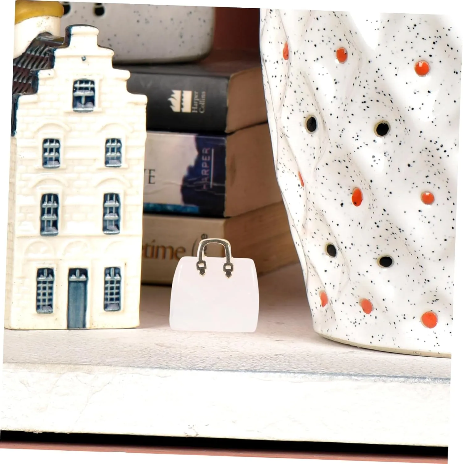 Zerodeko 3pcs Crystal Bag Ornaments Cute Clear Bag Novelty Bag Shoulder Bag Canvas Bag Desktop Handbag Ornament Purses Cute Bag Hand Carved Handbag Statue Messenger Bag Women Bags Belt Bag