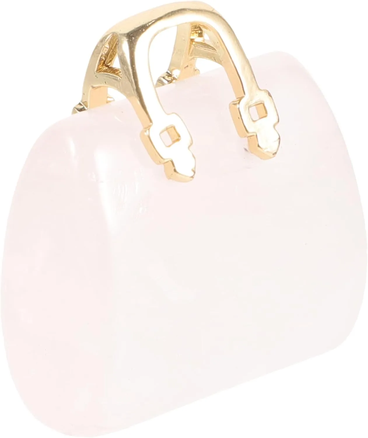 Zerodeko 3pcs Crystal Bag Ornaments Cute Clear Bag Novelty Bag Shoulder Bag Canvas Bag Desktop Handbag Ornament Purses Cute Bag Hand Carved Handbag Statue Messenger Bag Women Bags Belt Bag